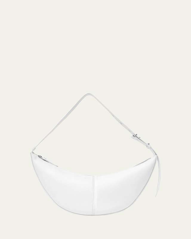 Slide Napa Leather Shoulder Bag